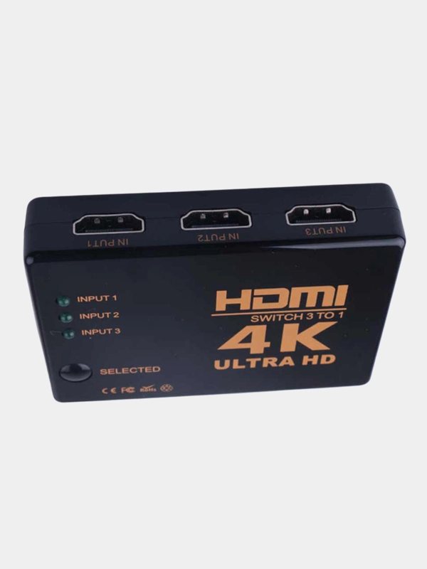Разветвитель HDMI на 3 порта HDMI с поддержкой 4K Ultra HD