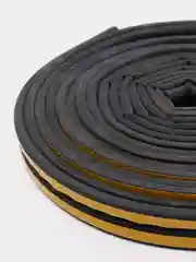 Черный уплотнитель для окон P 4Walls, 100 m x 9 mm x 7,5 mm, 10 м