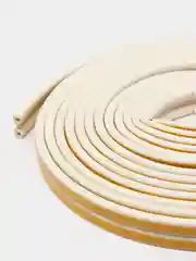 Белый уплотнитель для окон P 4Walls, 100 m x 9 mm x 7,5 mm, 10 м