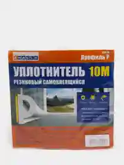 Белый уплотнитель для окон P 4Walls, 100 m x 9 mm x 7,5 mm, 10 м