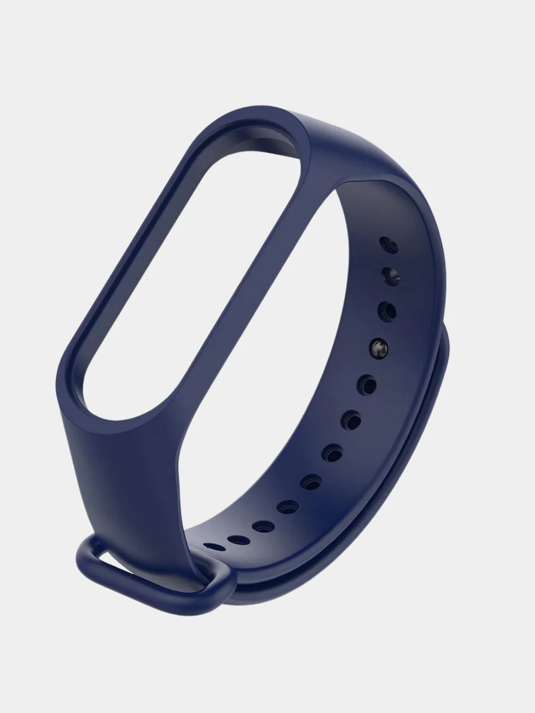 Синий ремешок силиконовый для Xiaomi Mi Band 3/4