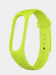 Салатовый ремешок силиконовый для Xiaomi Mi Band 3/4