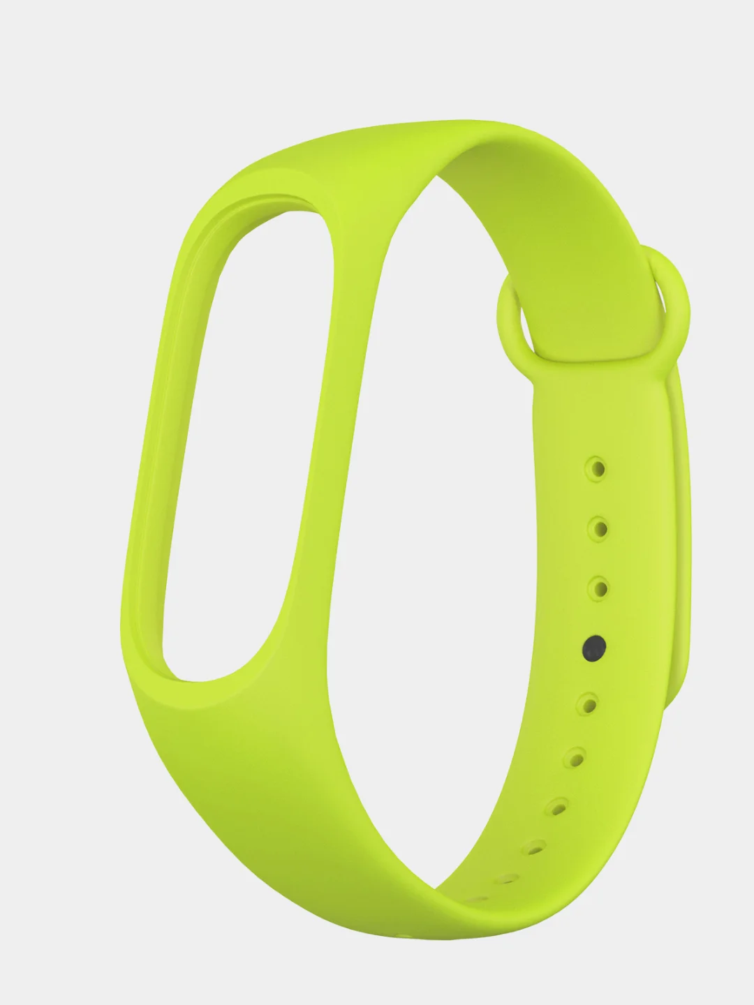 Черный ремешок силиконовый для Xiaomi Mi Band 3/4