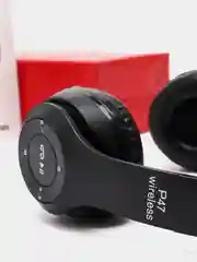 Черный беспроводные блютуз наушники P47 Wireless