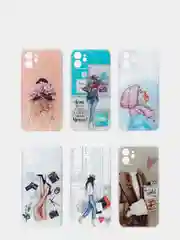 Чехол для iPhone 12, силиконовый, с рисунками