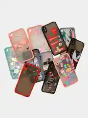 Матовый чехол для Iphone 7/8/SE, X, XR с рисунком