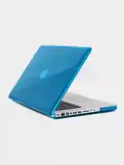 Голубой чехол-накладка (прозрачная) для ноутбука Apple Macbook (чехол для Макбука)