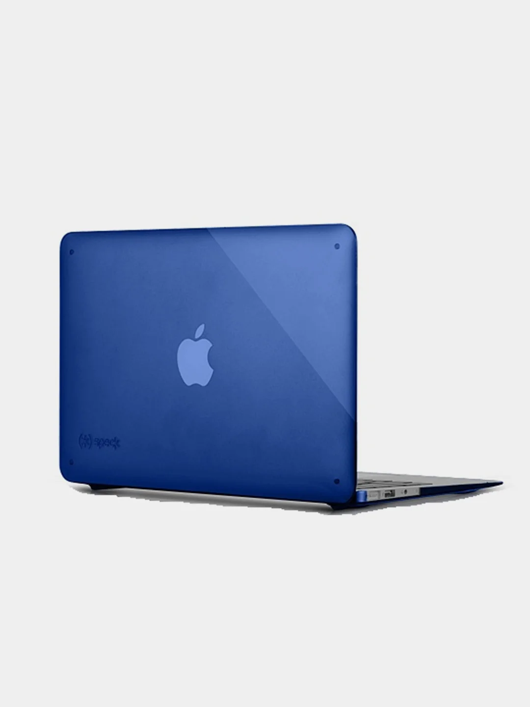 Синий чехол-накладка (прозрачная) для ноутбука Apple Macbook (чехол для Макбука)
