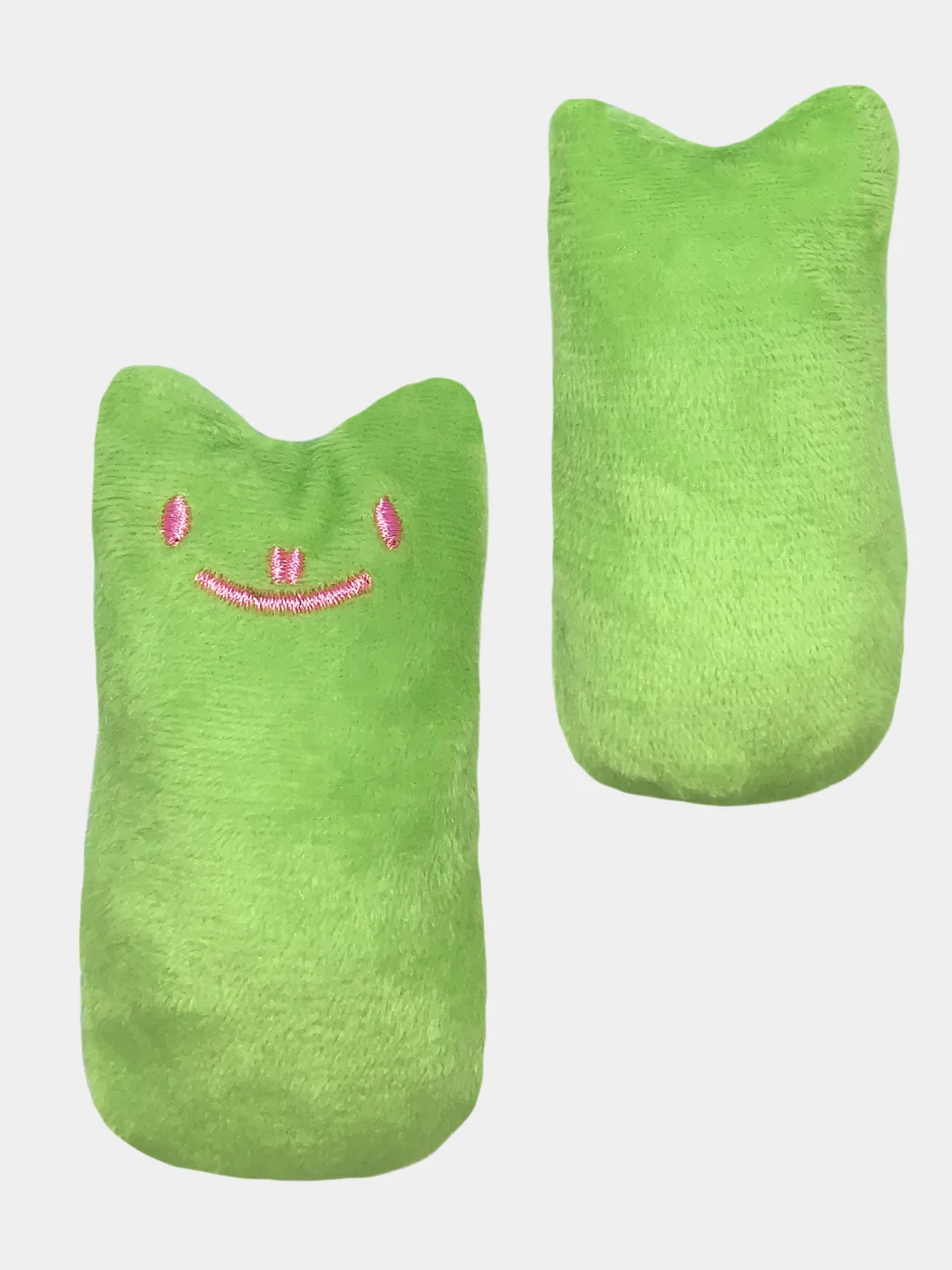 Зеленый игрушка мягкая для кошек, с кошачьей мятой