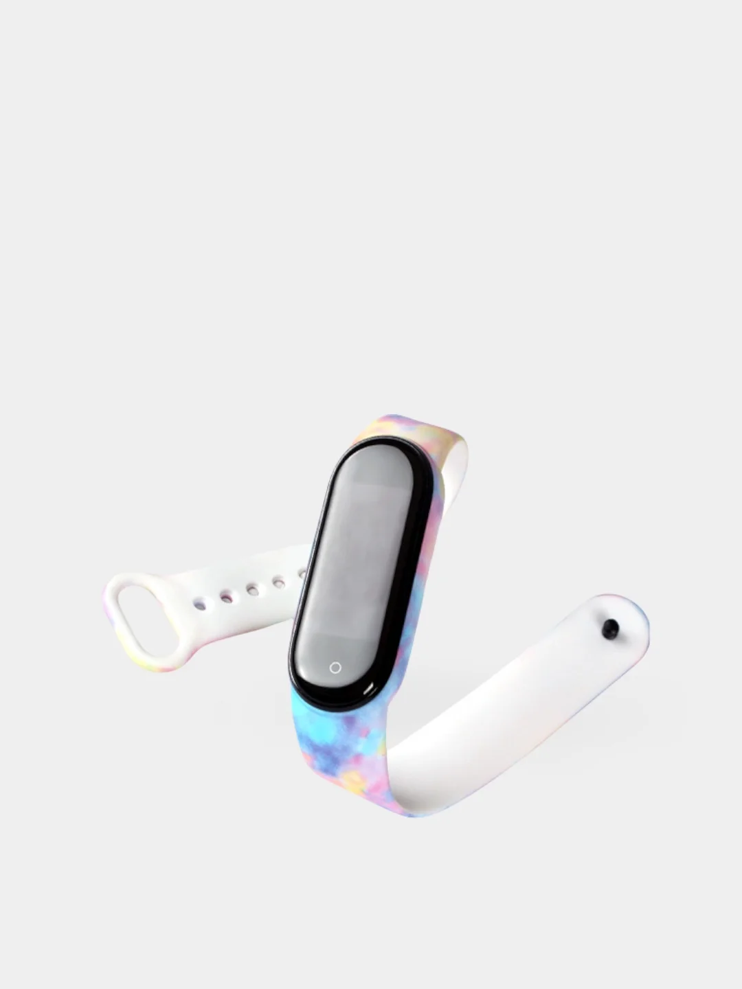 Лимонный силиконовый ремешок космический для Xiaomi mi band 3 / 4 / 5 / 6