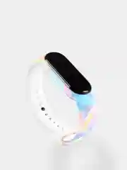 Лимонный силиконовый ремешок космический для Xiaomi mi band 3 / 4 / 5 / 6