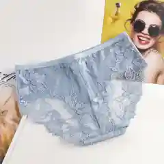Голубой трусы женские