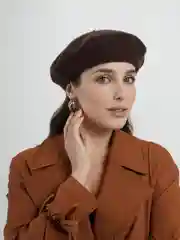 Серебряный серьги-кольца на Новый год