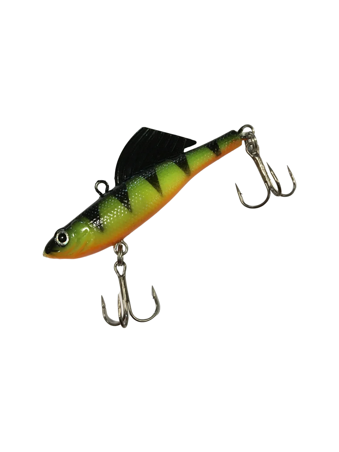 Зеленый силиконовый раттлин X-Saurus Vibe 65