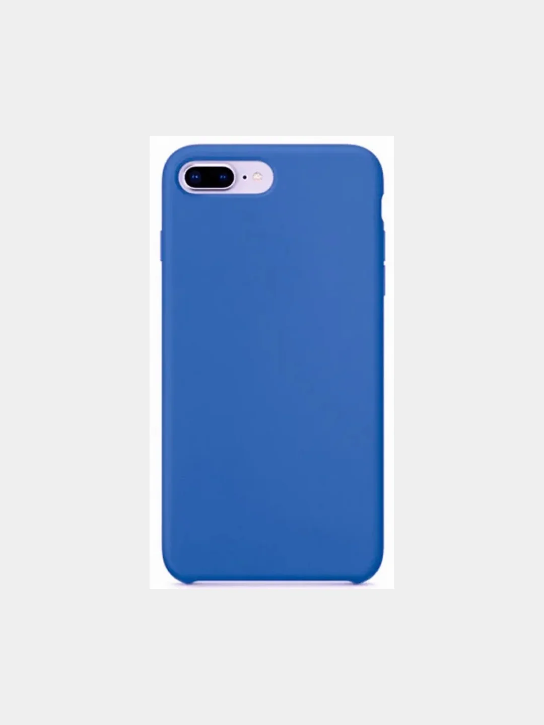 Голубой силиконовый чехол Silicone Case для iPhone 7 Plus / 8 Plus