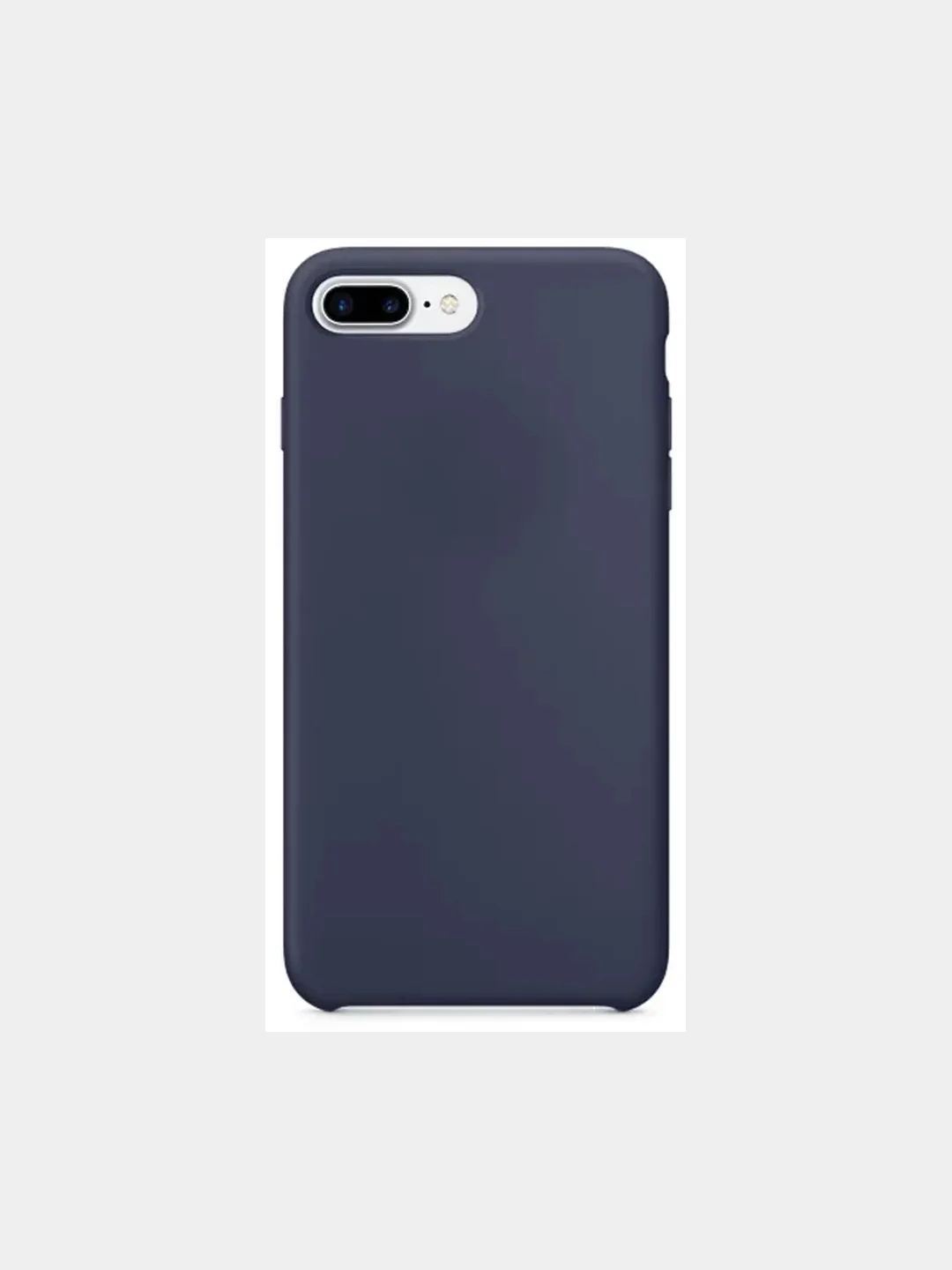Темно-синий силиконовый чехол Silicone Case для iPhone 7 Plus / 8 Plus