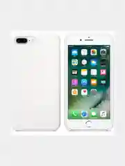 Белый силиконовый чехол Silicone Case для iPhone 7 Plus / 8 Plus