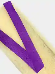 Фиолетовый губка  банная, жесткая, с ручками "Шахтерская Эконом", мочалка для тела