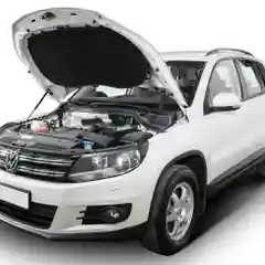 Черный газовые упоры капота АвтоУпор для Volkswagen Tiguan I 2011-2017, 2 шт., UVWTIG012