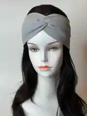 Серый повязка на голову