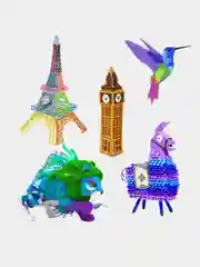 Фиолетовый 3d ручка с набором пластика и трафаретами