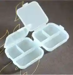 Белый таблетница