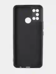Черный чехол для Realme C17 силиконовый с soft touch покрытием