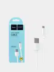Кабель USB HOCO X1, microUSB, 1 м, белый