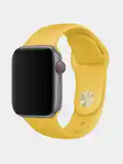 Желтый силиконовый ремешок для Apple Watch, 42 mm / 44 mm