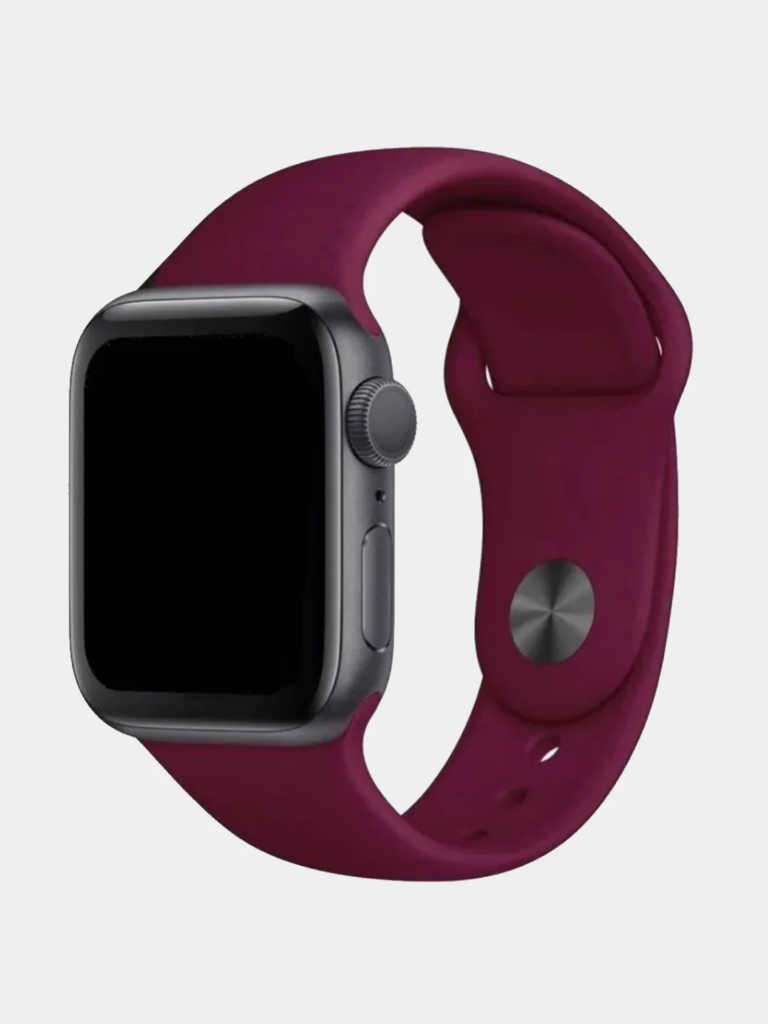 Багровый силиконовый ремешок для Apple Watch, 42 mm / 44 mm