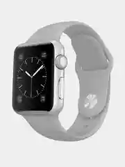 Серый меланж силиконовый ремешок для Apple Watch, 42 mm / 44 mm