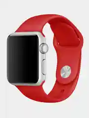 Красный силиконовый ремешок для Apple Watch 38mm/40mm