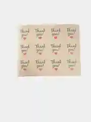 Наклейки для творчества "Thank you"