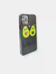 Багровый чехол накладка с рисунком принтом картинкой авокадо тик ток лайки для iphone 12 pro 7+/8