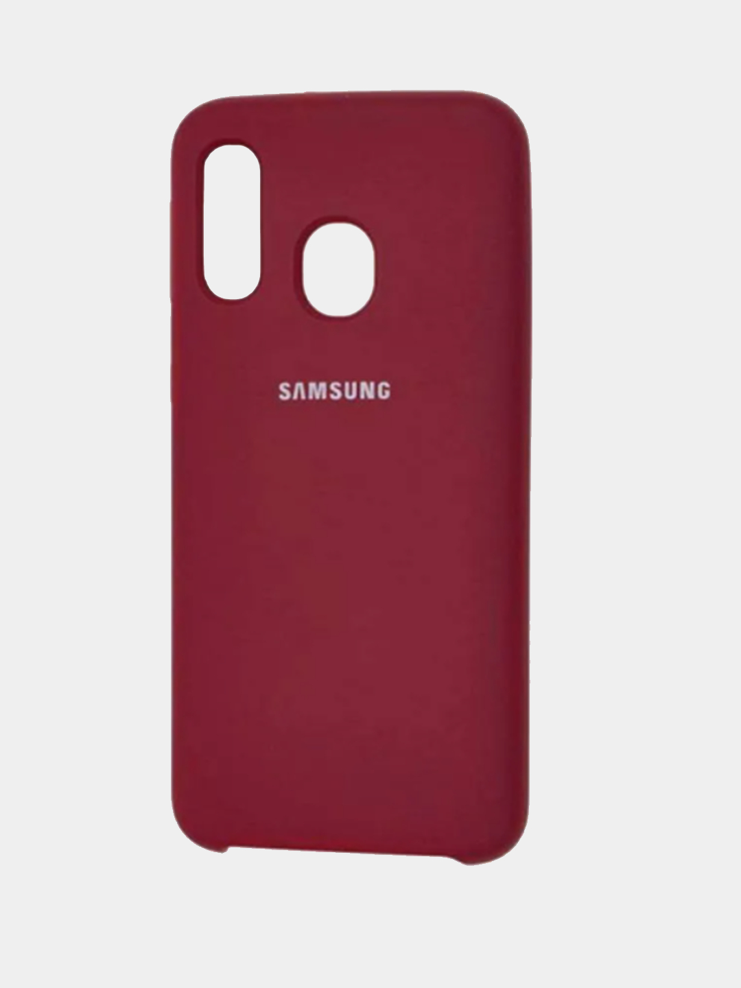 Накладка Silicone Case для Samsung A40 (Бордовый) купить по цене 500 ₽ в  интернет-магазине Магнит Маркет