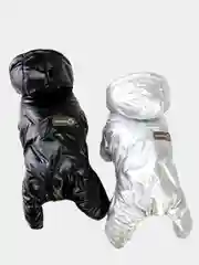 Зимний комбинезон для собак с капюшоном