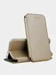 Бежевый чехол-книжка для Samsung Galaxy