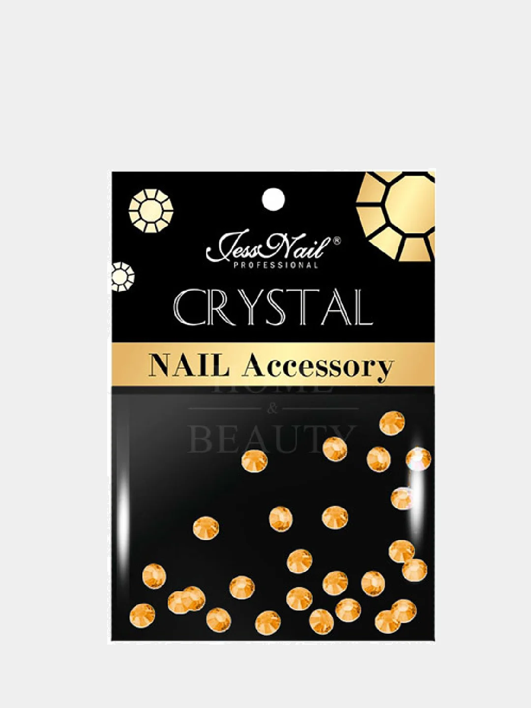 Золотой jess NAIL Стразы для дизайна ногтей, 30 шт пакет