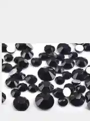 Черный jess NAIL Стразы для дизайна ногтей, 30 шт пакет