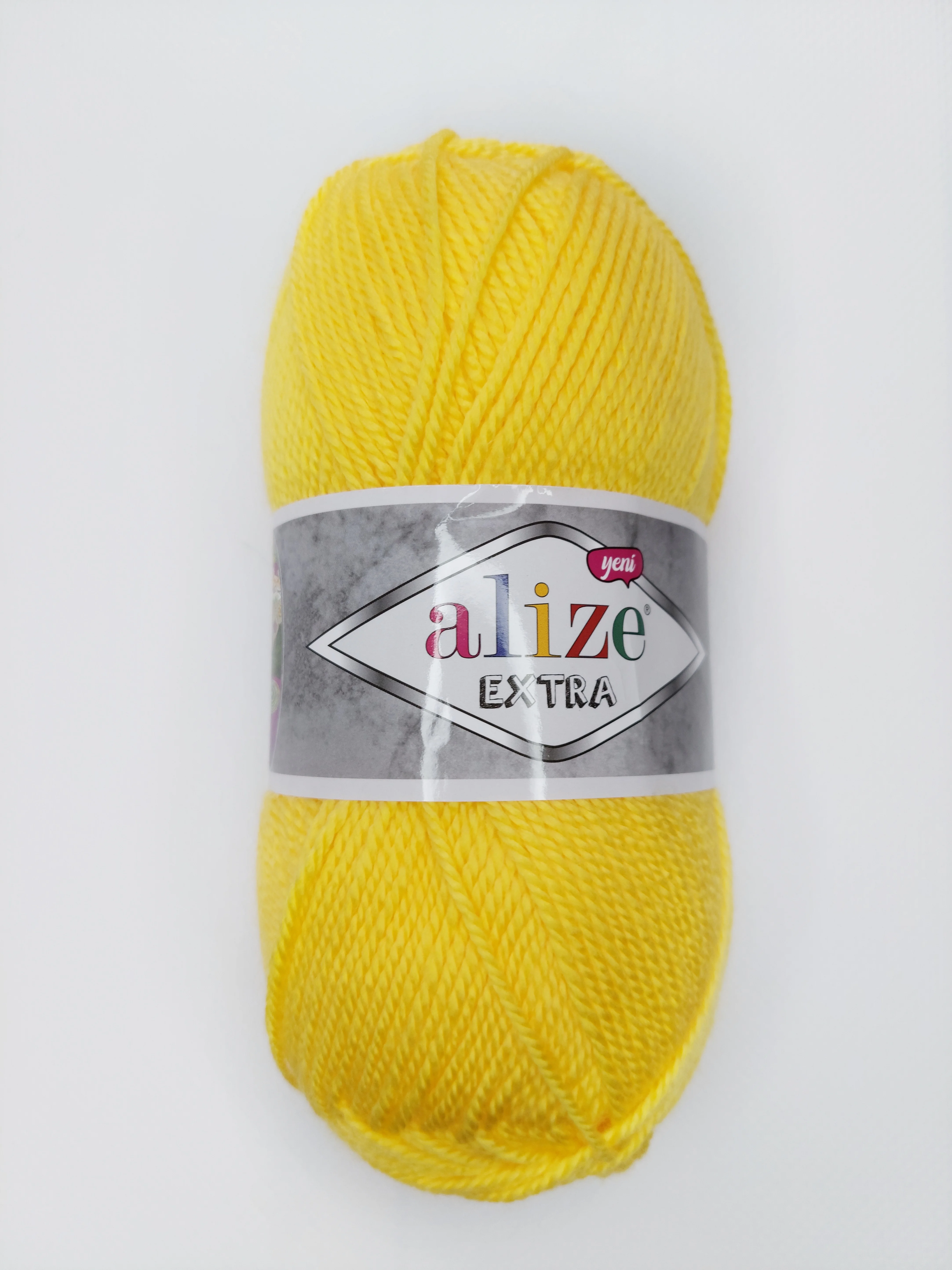 Желтый пряжа Alize Extra (Ализе Экстра)