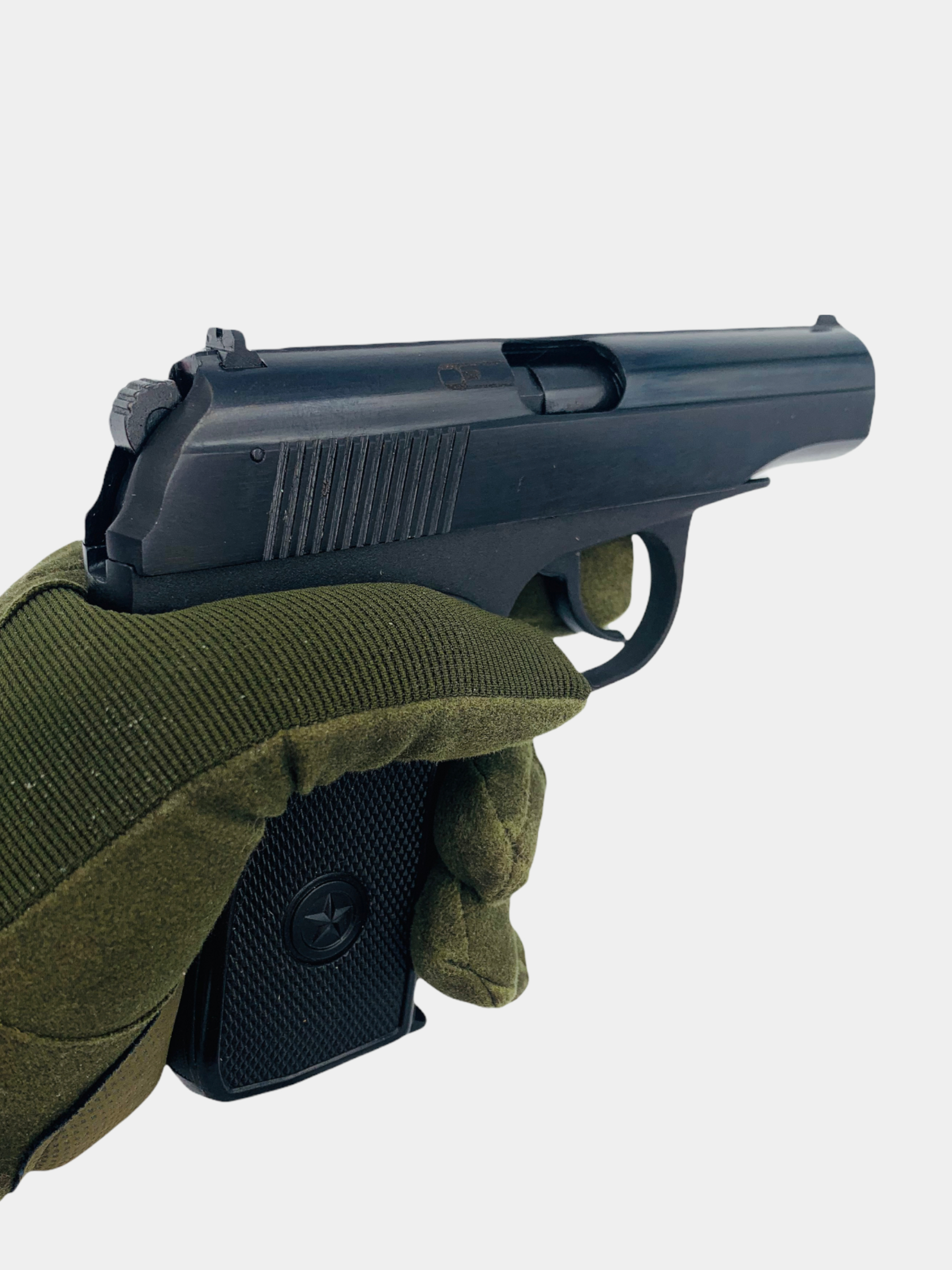 Пистолет пневматический МР-658 Макаров, к. 4.5 мм, с отдачей затвора(блоубэк) (\