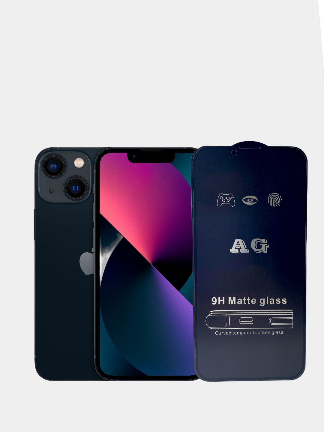 Защитное стекло матовое для iPhone 11, 14, 12, 13, mini, max, XR, X, XS,  SE, 6, 7, 8 купить по цене 1 ₽ в интернет-магазине KazanExpress