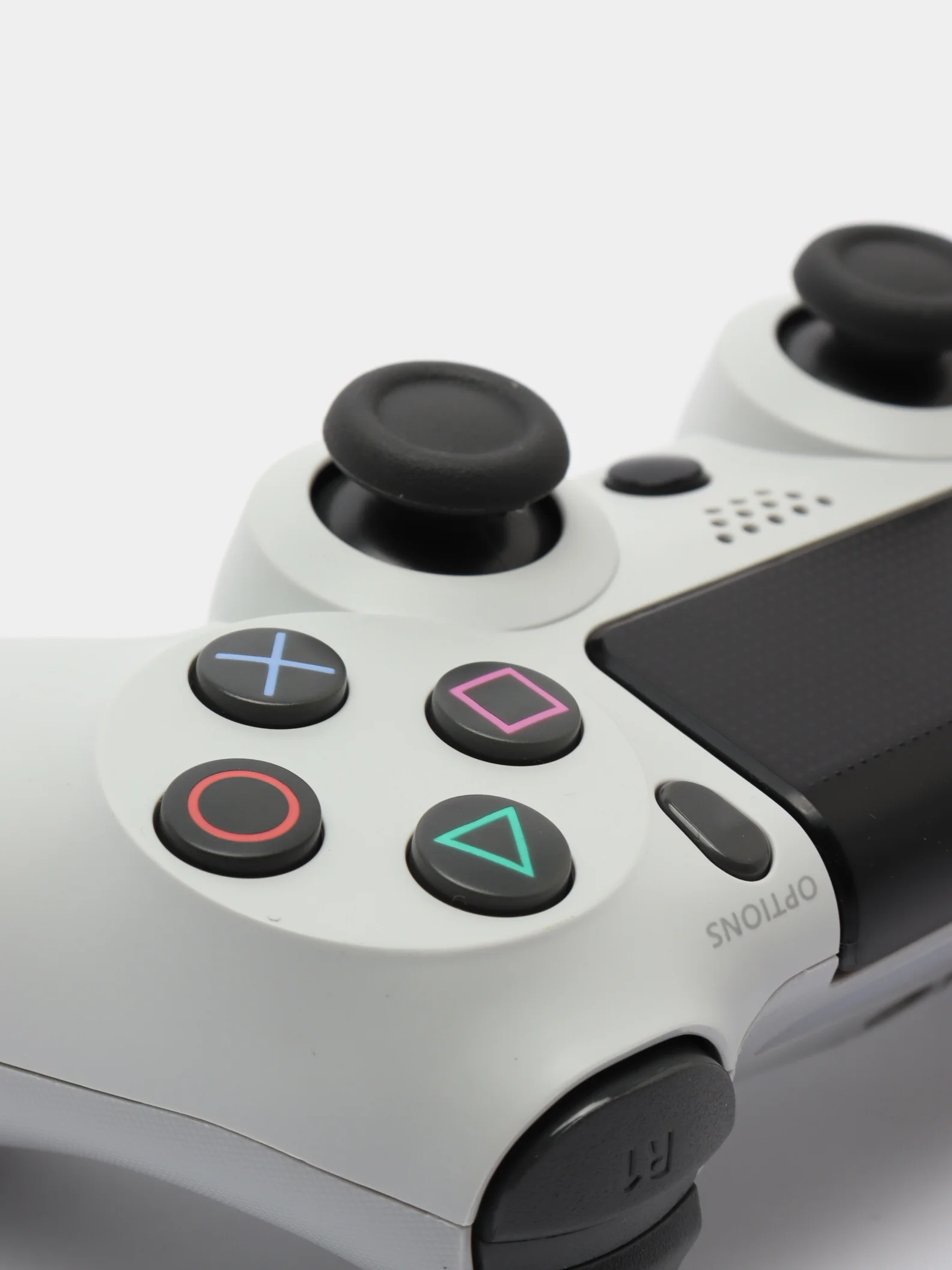 Белый джойстик для PS4