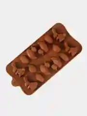 Силиконовая форма для шоколада и конфет, заяц кролик 22,5 * 10,2