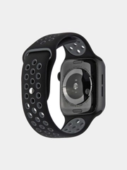 Ремешок для часов Apple iWatch, 38 мм, черный, серый