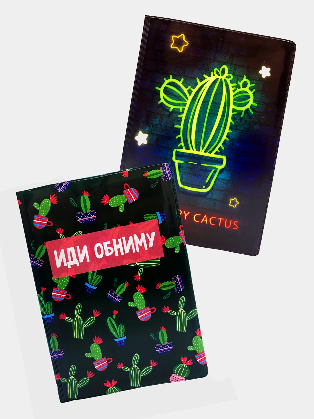 Обложка на паспорт "Кактусы"