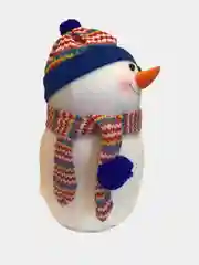 Синий снеговик для декора / Новогоднее украшение