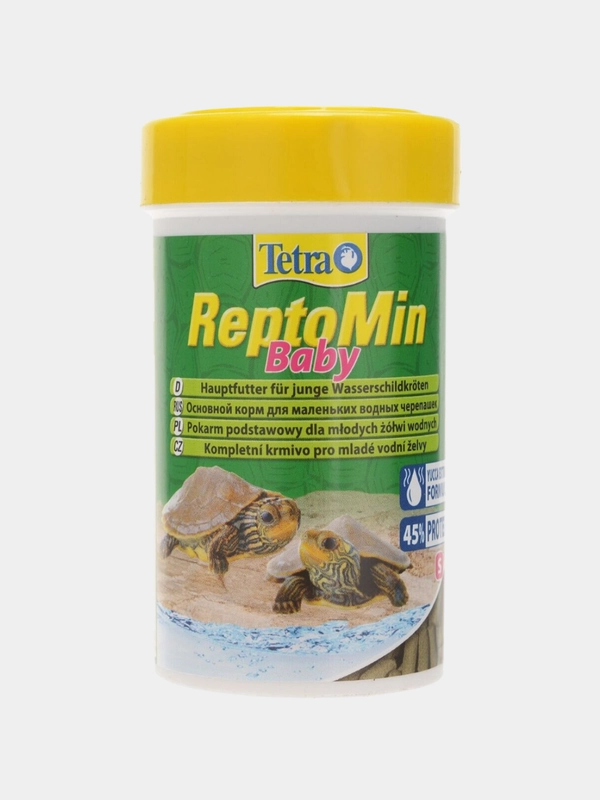 Tetra ReptoMin Baby, 100 мл, мини палочки для молодых черепах