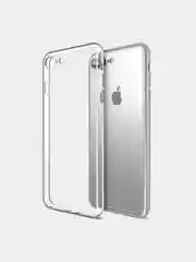 Чехол iPhone 7 / 8 / SE 2020, силикон, прозрачный