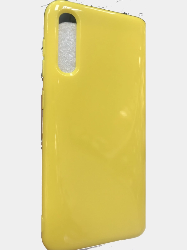 Чехол Samsung A50 / A30s / A50s, силикон, 2 мм, желтый